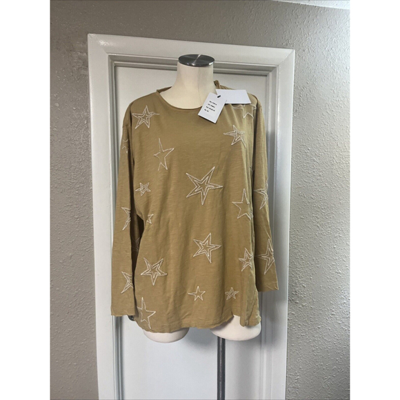 Medium NWTWomen’s Blouse Distressed Embroidered Kyla Seo - Picture 10 of 10